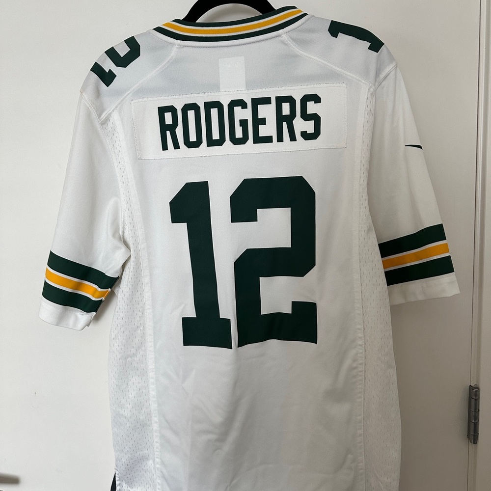 Aaron Rodgers NFL Green Bay Packers White Jersey